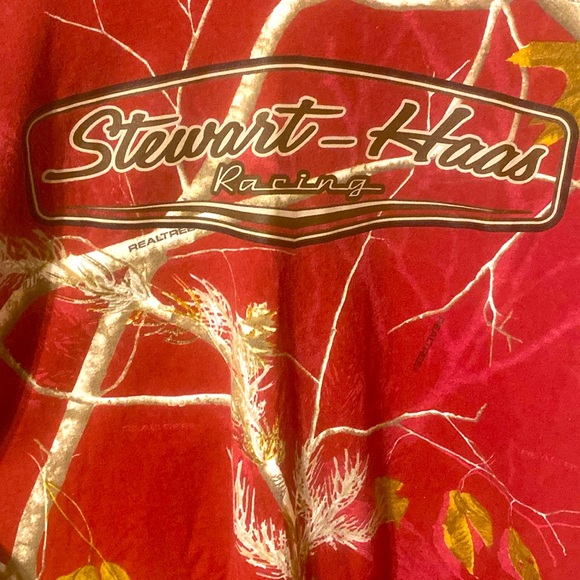 Unisex Short Sleeve Team Real Tree Racing Stewart - Hass Racing AOP Shirt XL - Picture 5 of 5